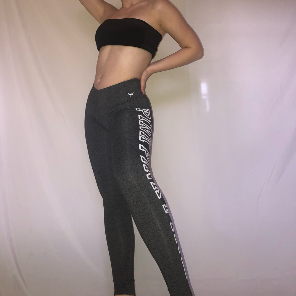 PINK gray leggings